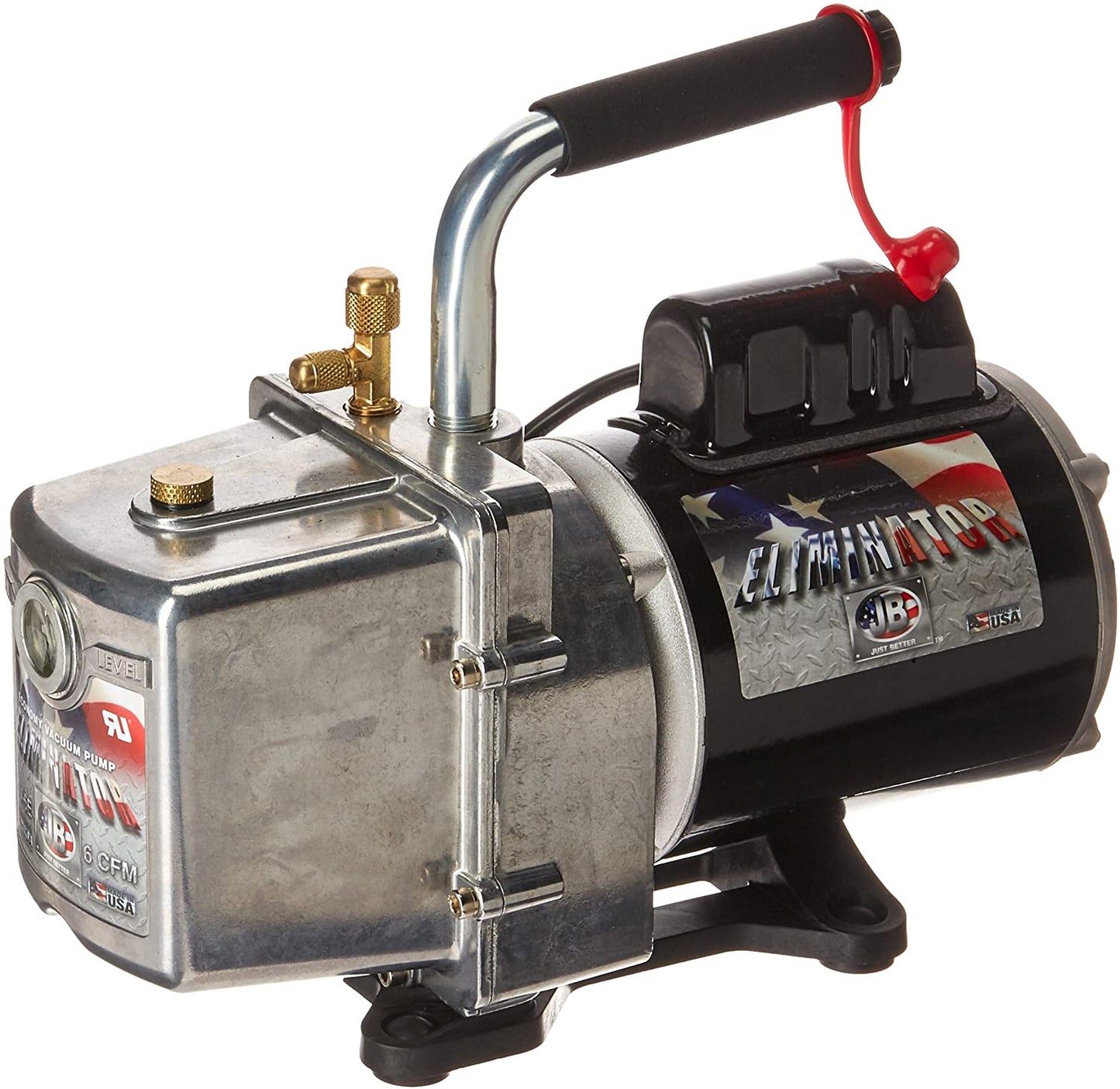 Aluminum Chamber + 6 CFM JB Eliminator 2 Stage Deep Vacuum Pump