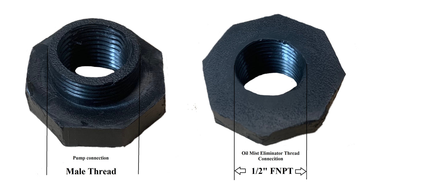 Bushing for 1/2" MNPT Oil Mist Eliminator