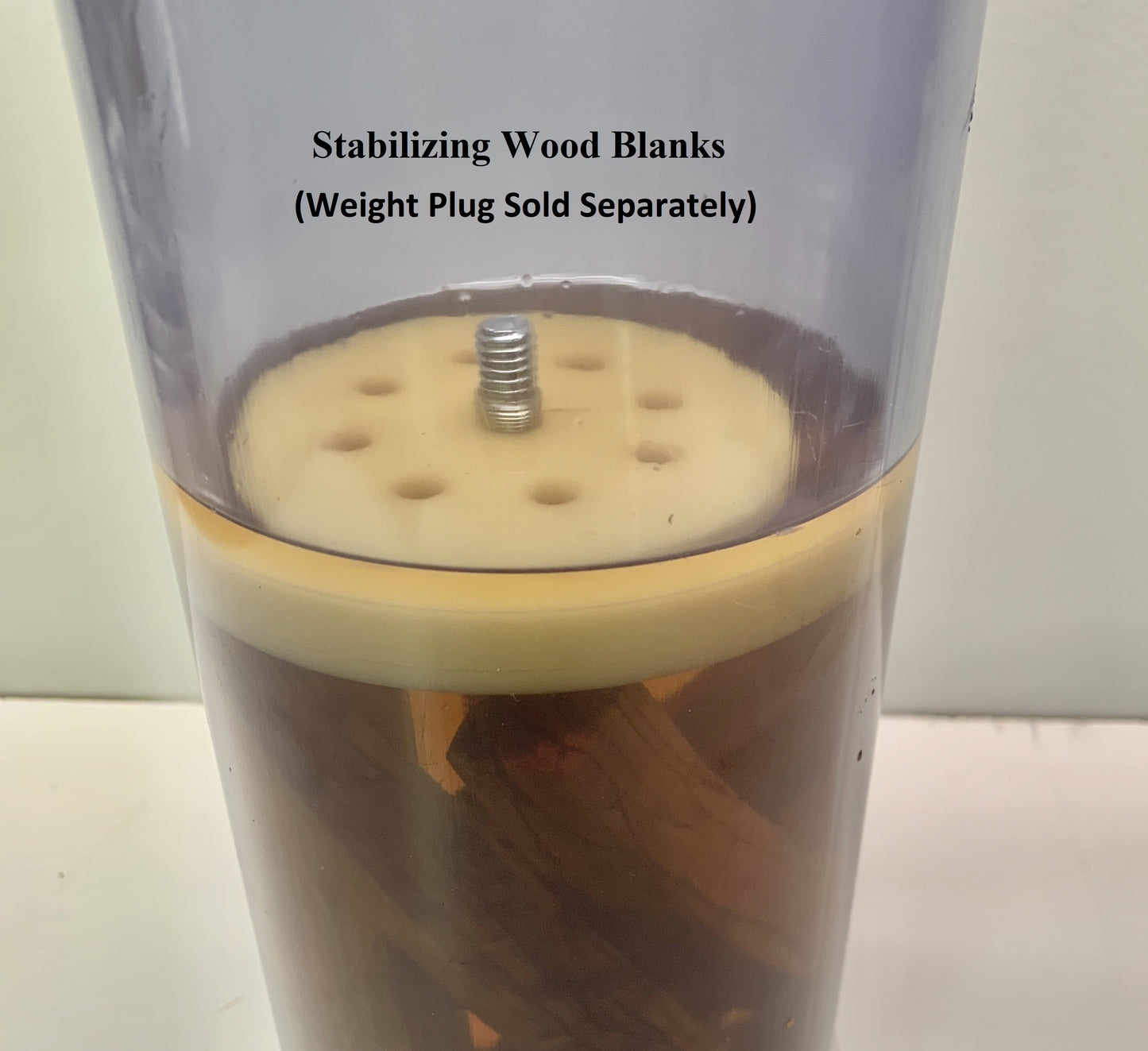 4" Inside Diameter Clear PVC Wood Stabilizing Vacuum Chamber