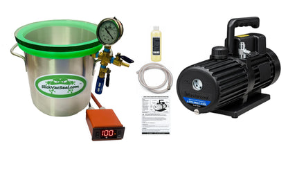 System: Vacuum Drying Oven + 6 CFM Mastercool Vacuum Pump
