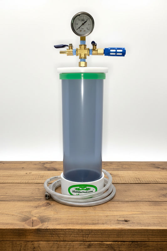 6" Inside Diameter Clear PVC  Wood Stabilizing Vacuum Chamber