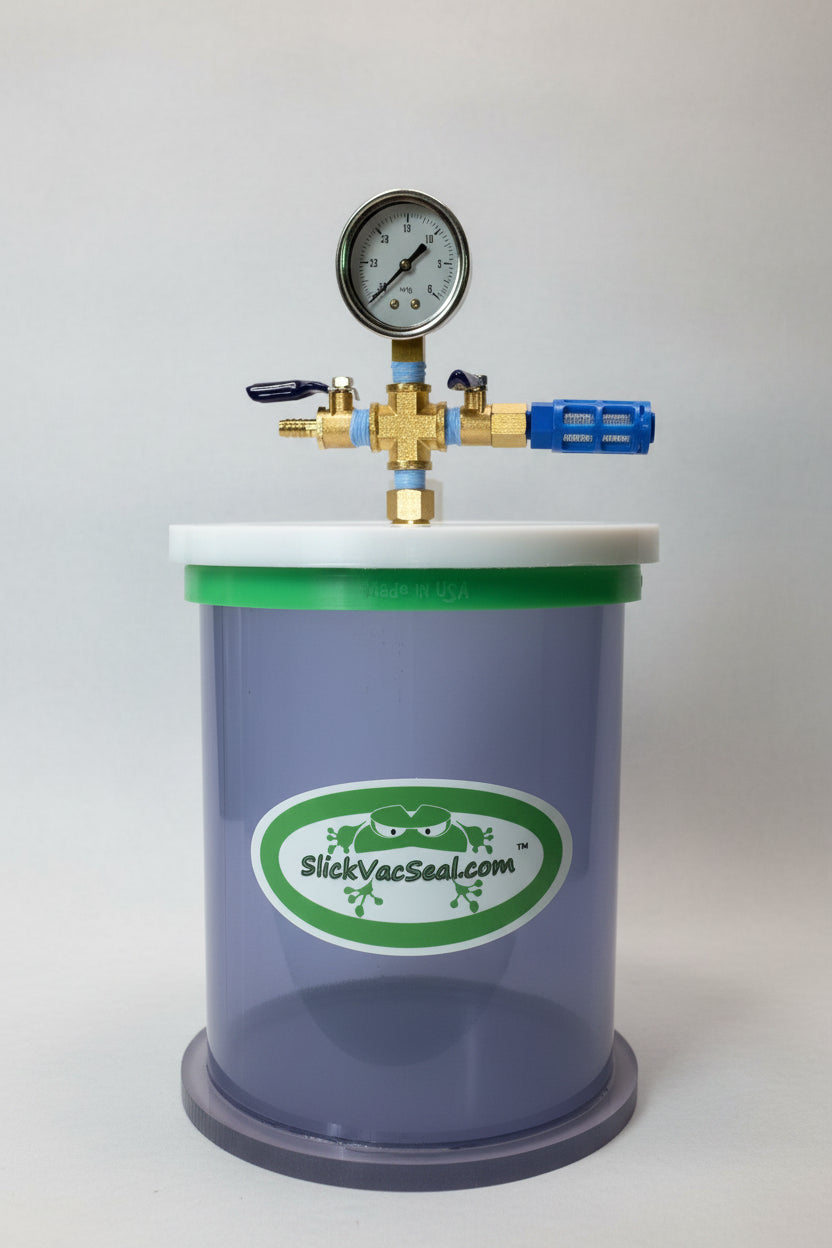 6" Inside Diameter Full Clear PVC Wood Stabilizing Vacuum Chamber