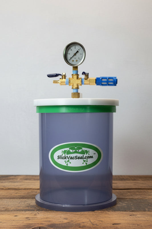 6" Inside Diameter Full Clear PVC Wood Stabilizing Vacuum Chamber