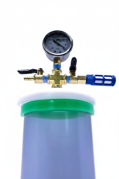 6" ID Clear PVC Vacuum Chamber + 3 CFM Mastercool Vacuum Pump