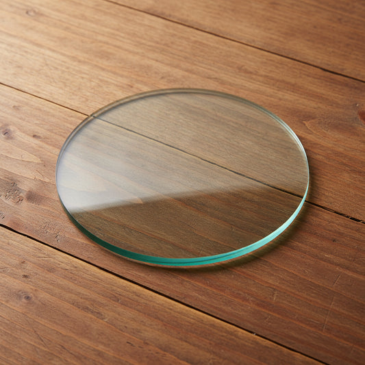 Temp glass lid designed for use with a vacuum Chamber system.
